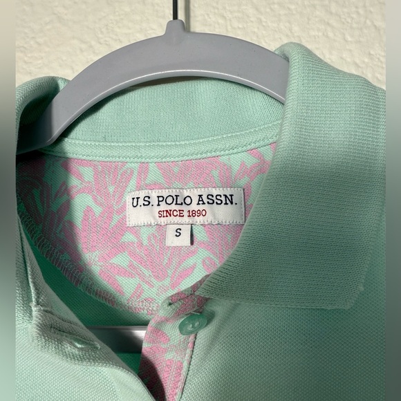 U. S. Polo Assn. Polo shirt, S, Water Green, condition- perfect - Picture 6 of 7